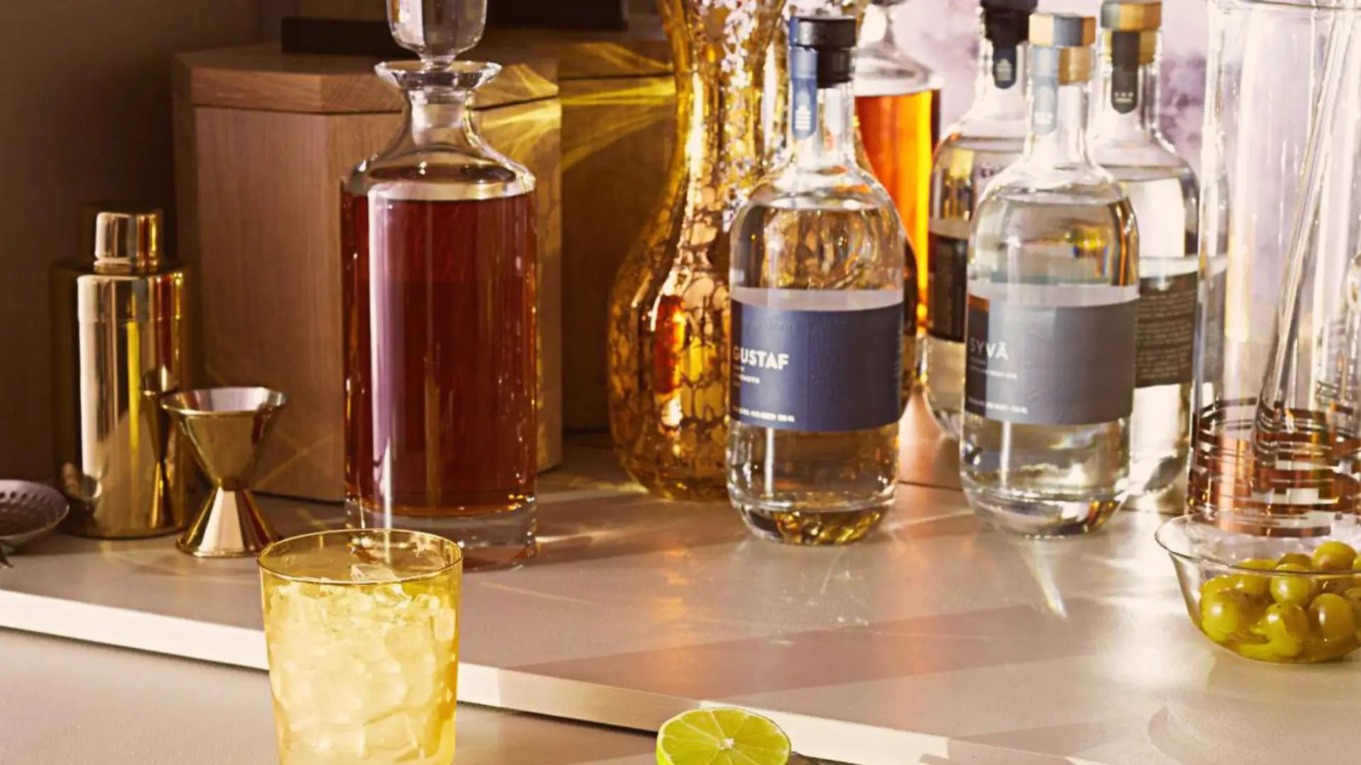 12 Essential Bottles for home bar