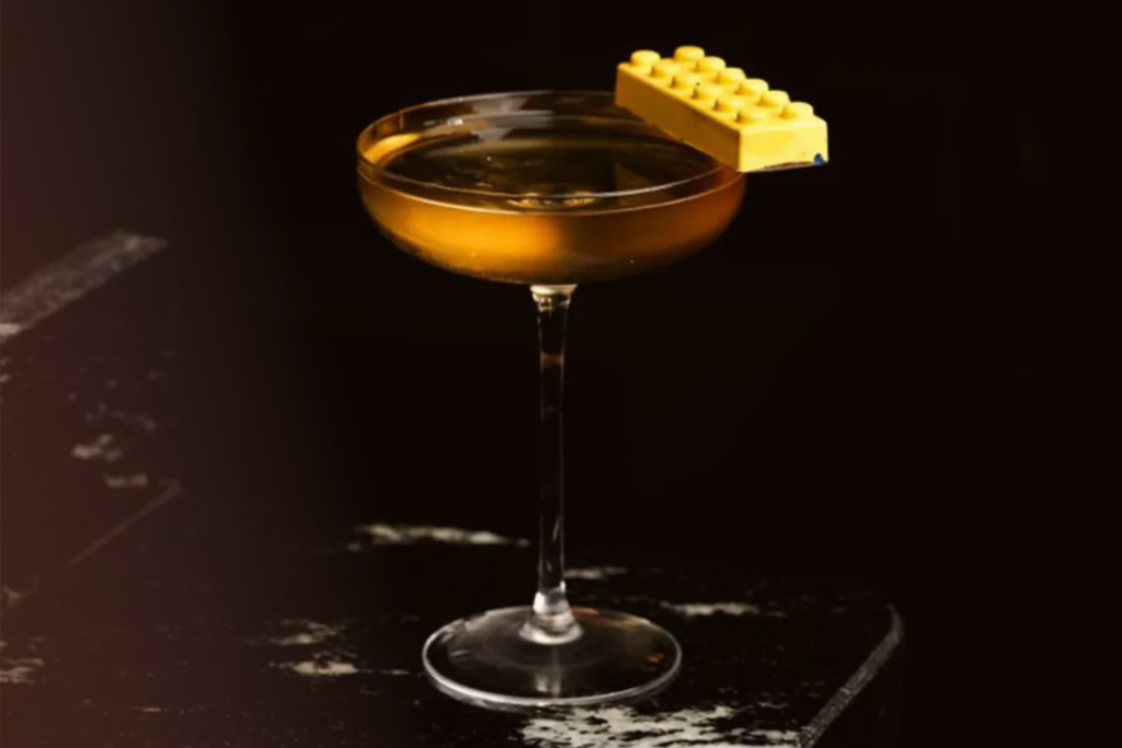Handshake Speakeasy bar- Handshake Martini Cocktail